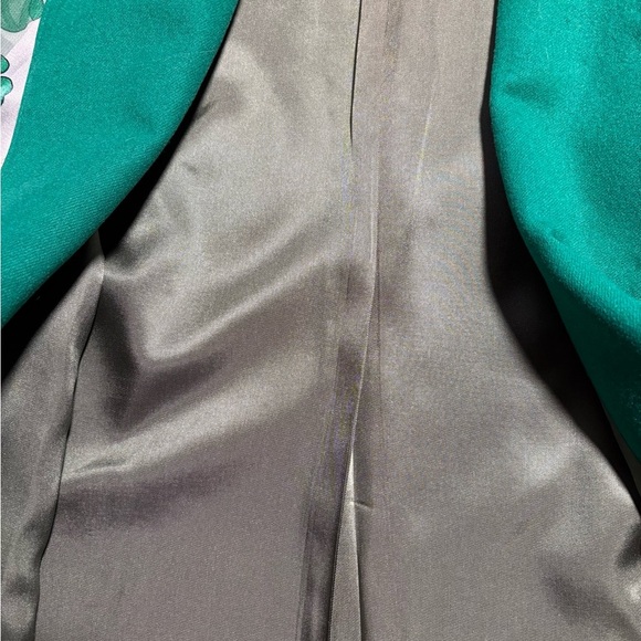 Pendleton pure virgin wool Green Blazer with Shamrock Scarf - Picture 4 of 9